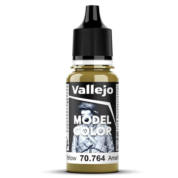 Vallejo Model Color Matte Acrylic Paint Military Yellow 18ml