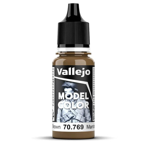 Vallejo Model Color Matte Acrylic Paint Mustard Brown 18ml