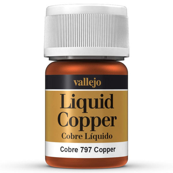 Vallejo Metal Copper Highly Pigmented Waterproof Paint 35ml