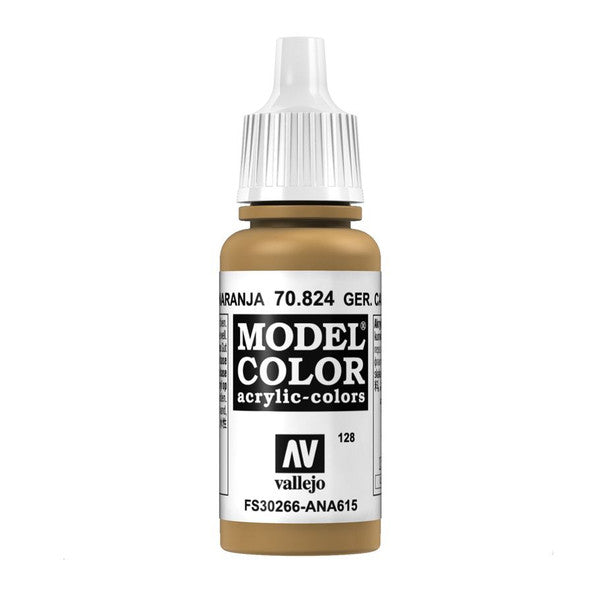 Vallejo Mc Matt German Camo Orange Ochre Paint 18ml
