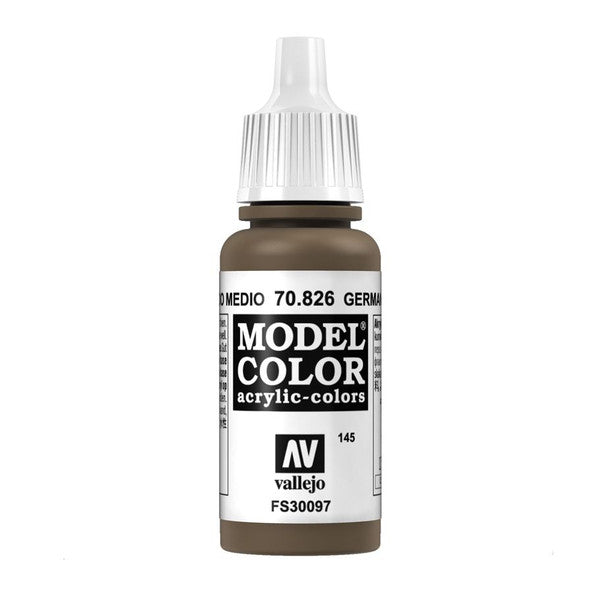 Vallejo Mc Matt German Camo Medium Brown Paint 18ml