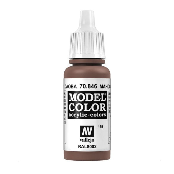 Vallejo Mc Matt Mahogany Brown Acrylic Paint 18ml