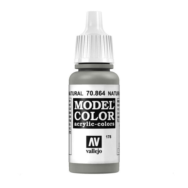 Vallejo Metallic Natural Steel Acrylic Paint 18ml Main image