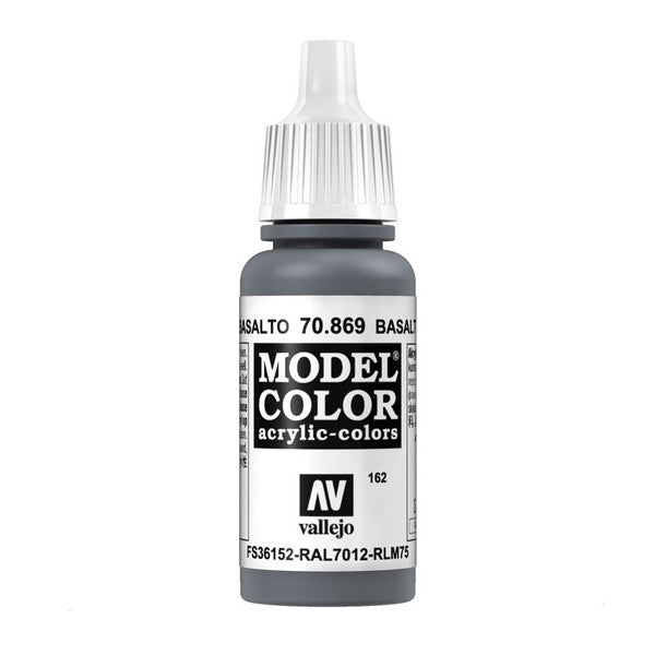 Vallejo Matt Basalt Grey Acrylic Paint 18ml Main image