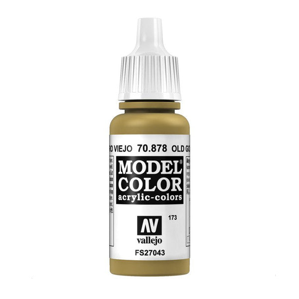 Vallejo Metallic Old Gold Acrylic Paint 18ml Main image