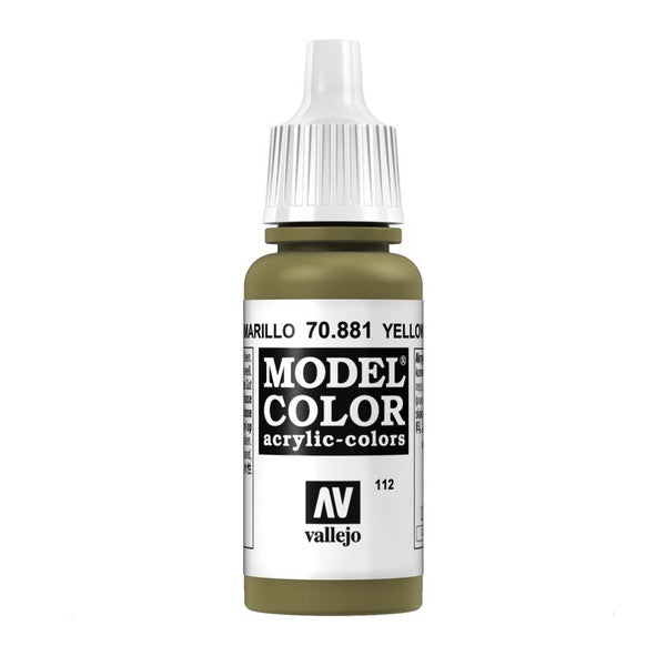Vallejo Model Color Matt Green Yellow Acrylic Paint 18ml Main image
