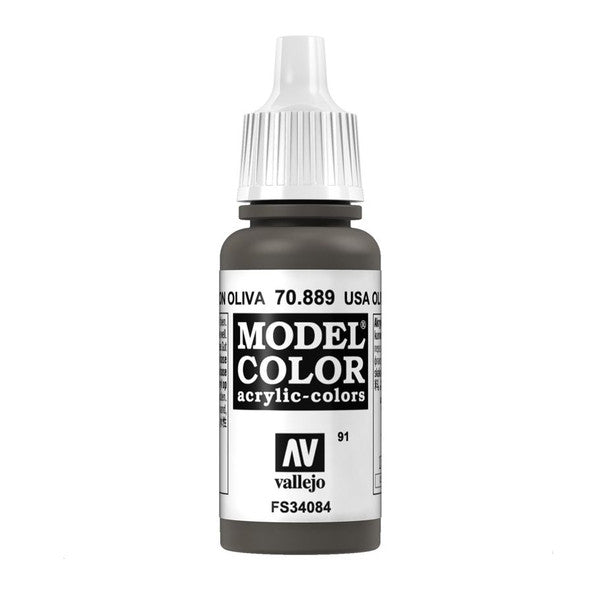 Vallejo Model Color Matt Olive Brown Acrylic Paint 18ml
