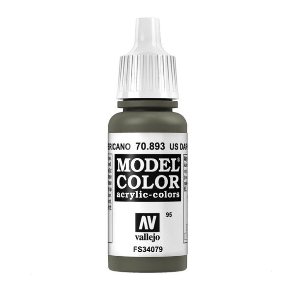Vallejo Model Color Paint USA Dark Green 18ml