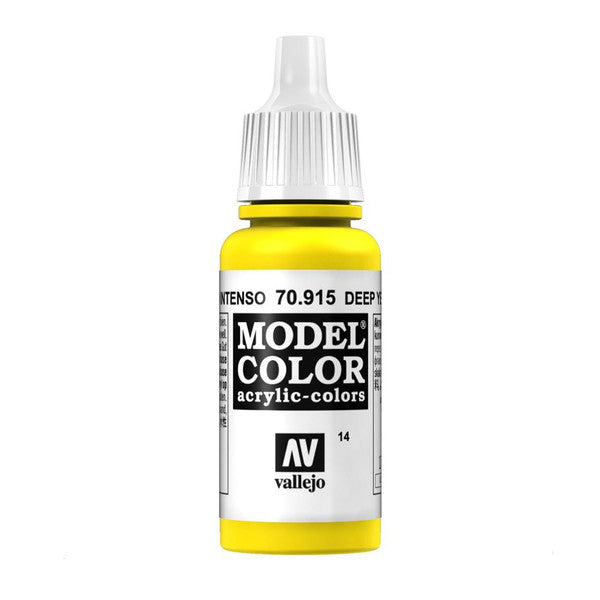 Vallejo Mc Matt Deep Yellow Acrylic Paint 18ml