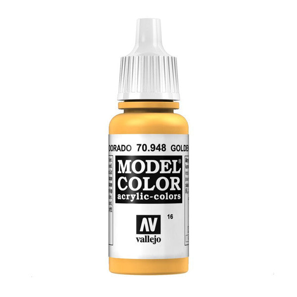 Vallejo Mc Matt Golden Yellow Acrylic Paint 18ml