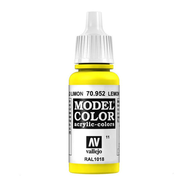 Vallejo Mc Matt Lemon Yellow Acrylic Paint 18ml
