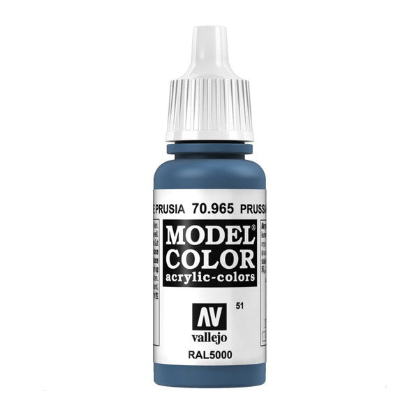 Vallejo Prussian Blue Acrylic Paint 18ml Main image