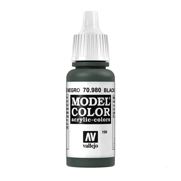 Vallejo Mc Matt Black Green Acrylic Paint 18ml