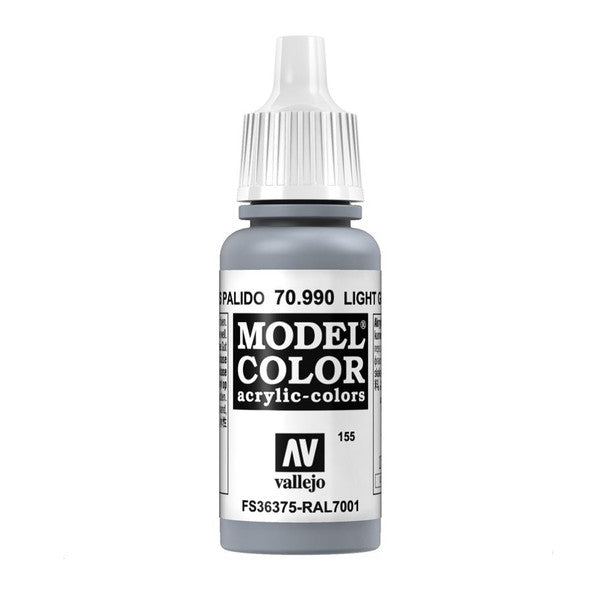 Vallejo Mc Matt Light Grey Acrylic Paint 18ml Main image