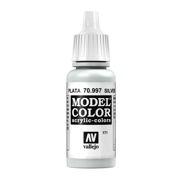 Vallejo Paint Metallic Silver Acrylic 17ml