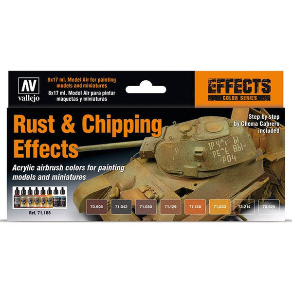 Vallejo Paint Model Air Effects Rust Chipping 17ml Main image