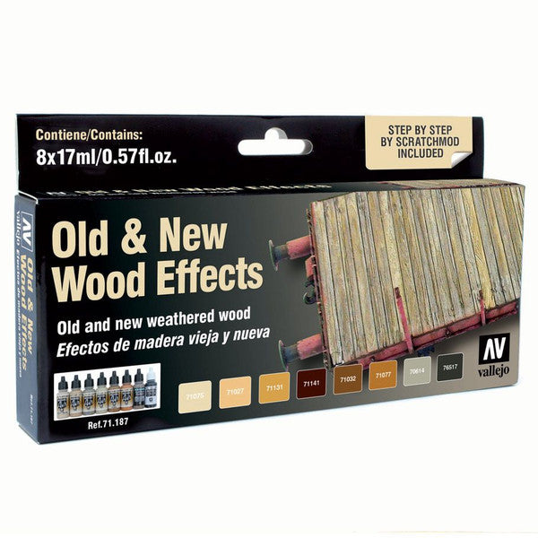 Vallejo Model Air Effects Old New Wood Paint 17ml Main image