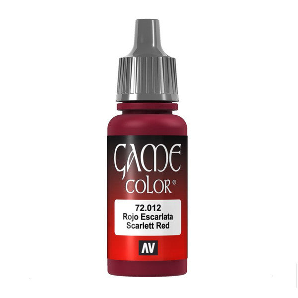 Vallejo Game Color Scarlett Red Acrylic Paint 18ml