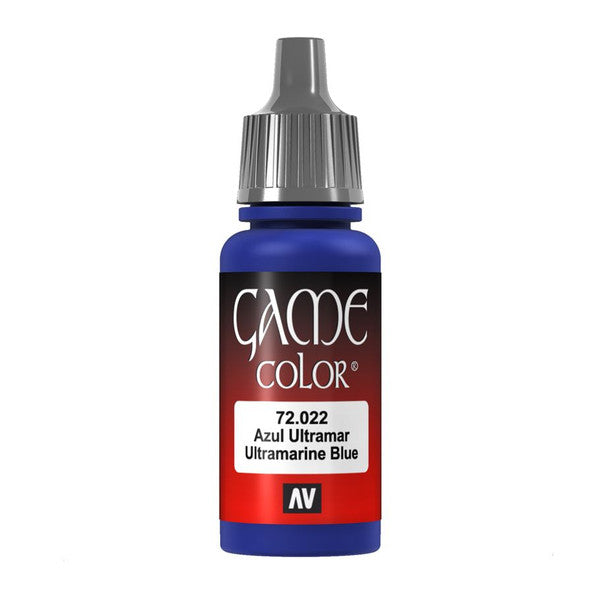 Vallejo Game Color Ultramarine Blue Acrylic Paint 18ml