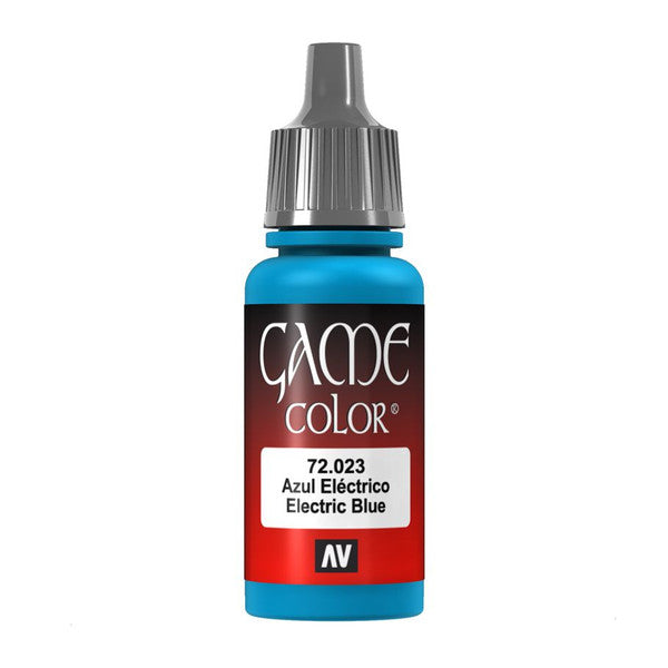 Vallejo Game Color Electric Blue Paint, 17ml