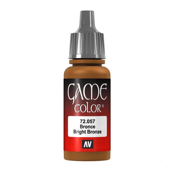 Vallejo Game Color Acrylic Paint Metallic Bright Bronze 18ml