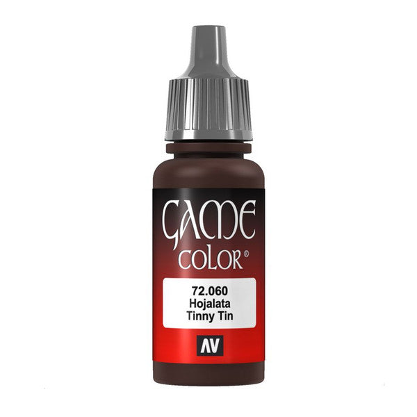 Vallejo Game Color Acrylic Paint Metallic Tinny Tin 18ml