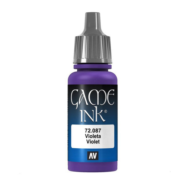 Vallejo Game Color Ink Violet Satin Finish Paint 18ml