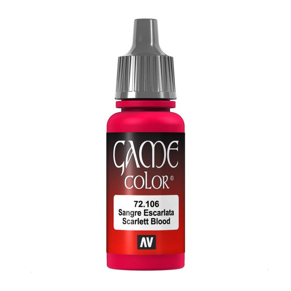 Vallejo Game Color Scarlett Blood Acrylic Paint Set Main image
