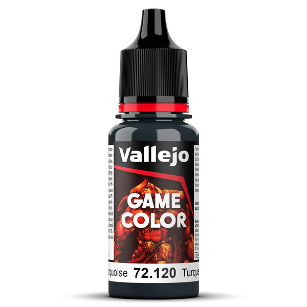 Vallejo Color Smooth Opaque Paint Gc Abyssal Turquoise 18ml