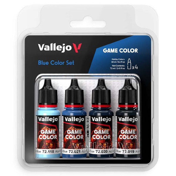 Vallejo Game Color Blue Paint Set 4x18ml Main image