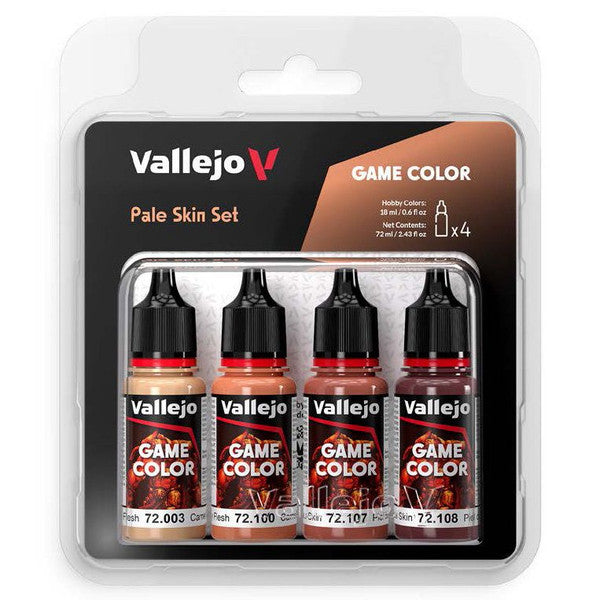 Vallejo Game Color Pale Skin Paint Set 4x18ml