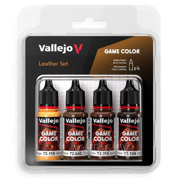 Vallejo Game Color Leather Set 10 New Colors
