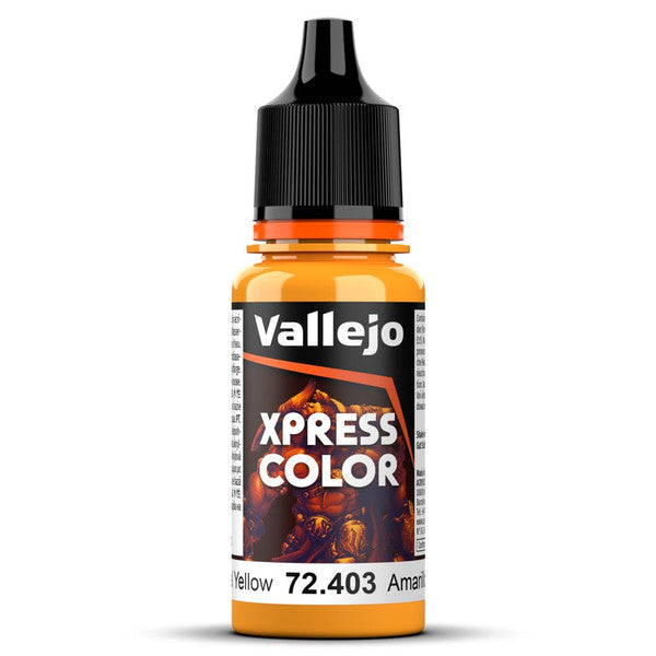 Vallejo Xpress Color Imperial Yellow Matte Paint 18ml Main image