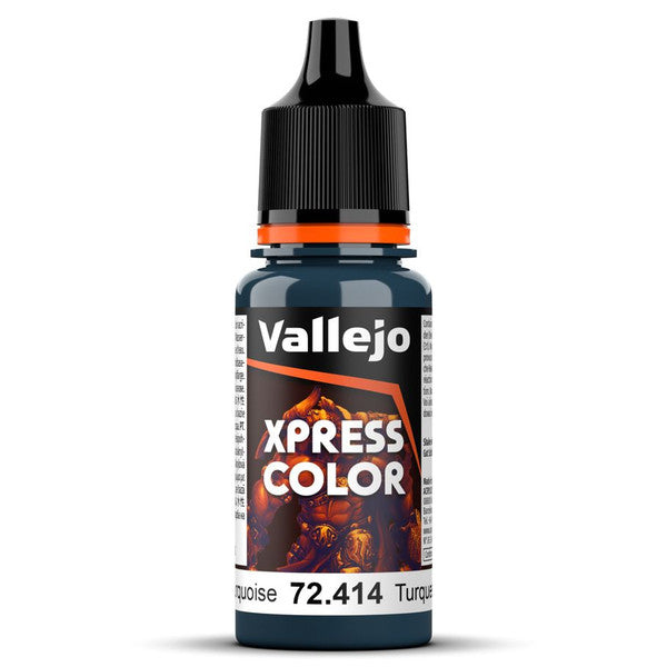 Vallejo Xpress Color Caribbean Turquoise Matte Paint 18ml