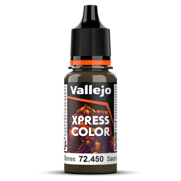 Vallejo Xpress Color Matte Miniature Paint Bag of Bones 18ml