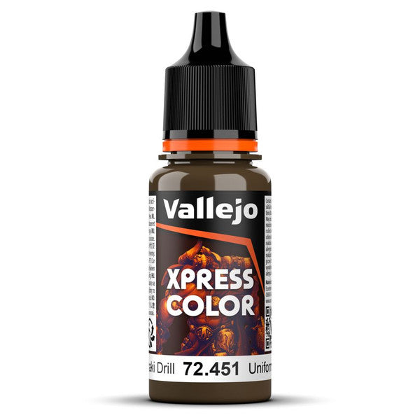 Vallejo Xpress Color Matte Miniature Paint Khaki Drill 18ml