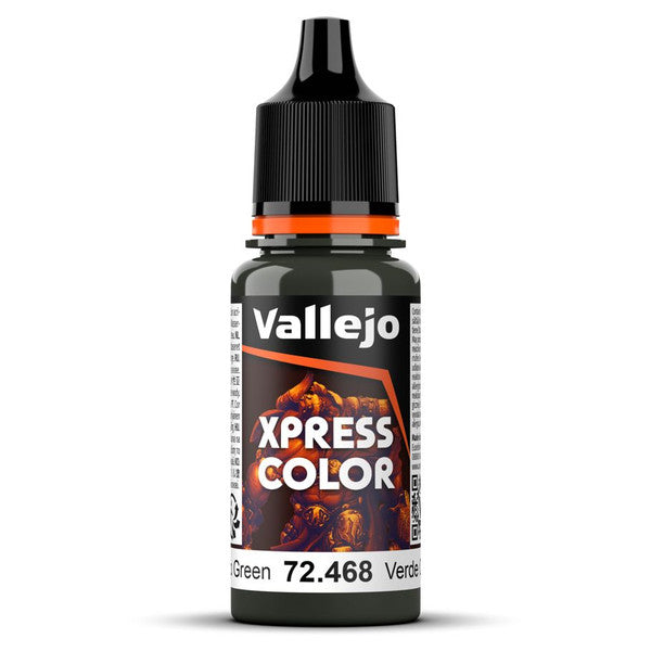 Vallejo Game Color Xpress Color Matte Paint Commando Green 18ml