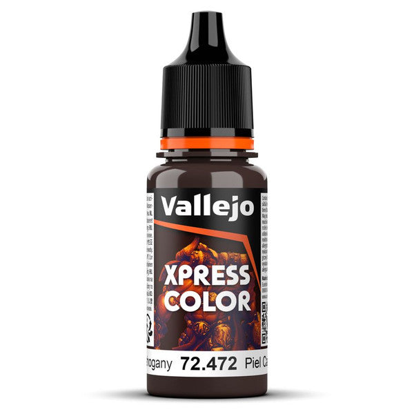 Vallejo Game Color Xpress Matte Miniature Paint Mahogany 18ml