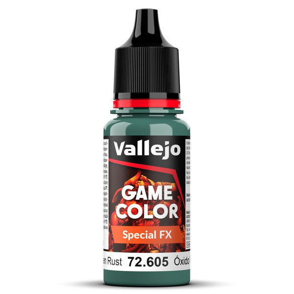 Vallejo Game Color Special Fx Green Rust Effect Paint 18ml