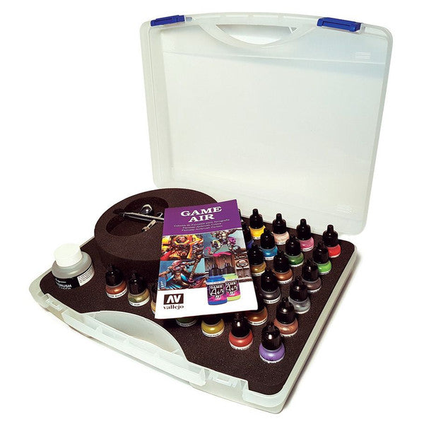 Vallejo Game Air Basic Colors Airbrush Set