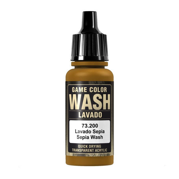 Vallejo Game Color Wash Sepia 18ml