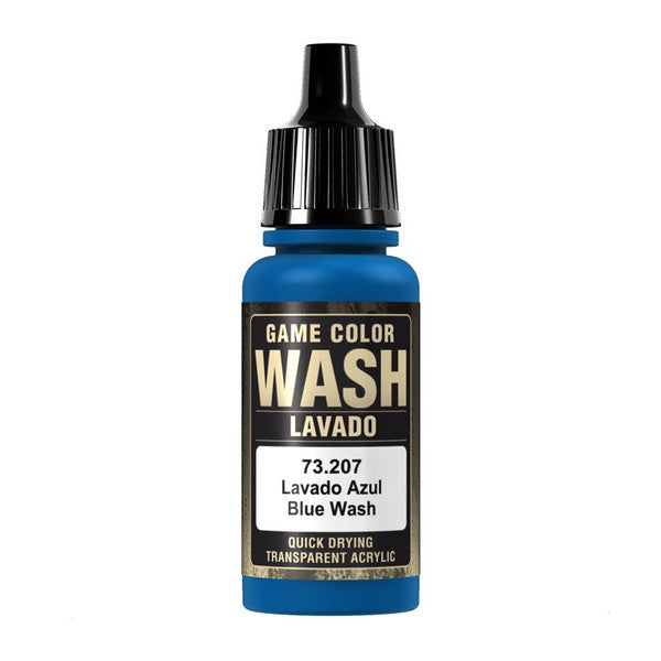Vallejo Game Color Wash Blue Acrylic Paint 18ml Main image