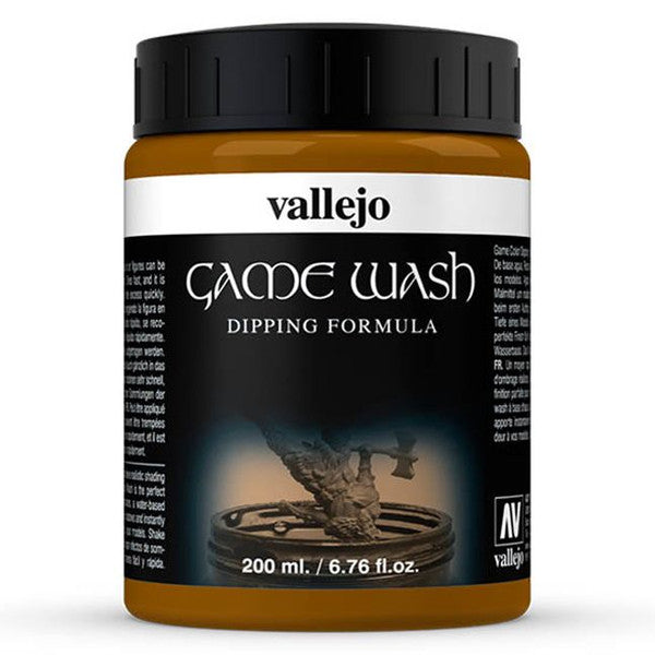 Vallejo Game Color Wash Sepia Acrylic Paint 200ml