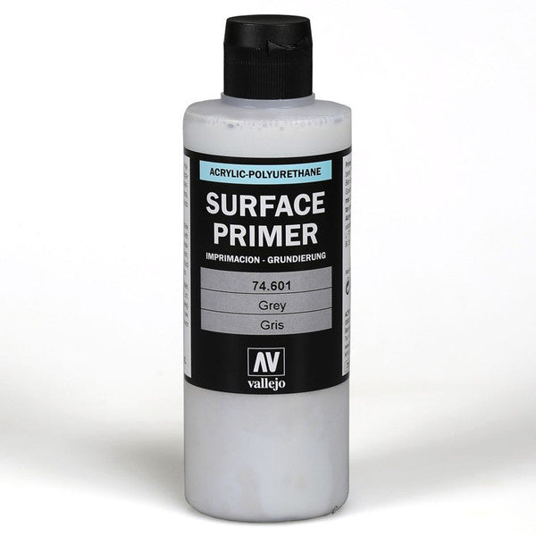 Vallejo Surface Primer Grey Matte Finish 200ml Figurines
