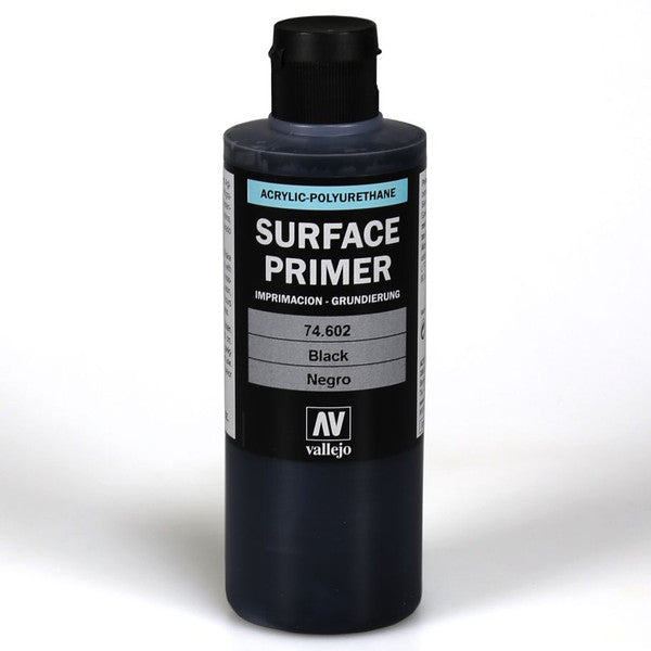 Vallejo Surface Primer Black Matte Finish 200ml