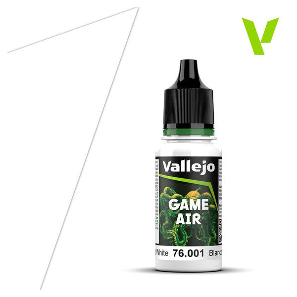 Vallejo Game Air Dead White Matt Acrylic Paint 18ml 76001
