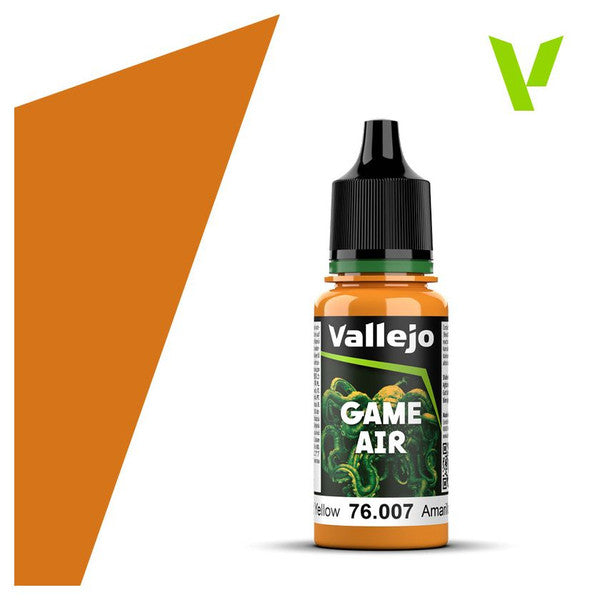 Vallejo Game Air Matt Acrylic Airbrush Paint Gold Yellow 18ml
