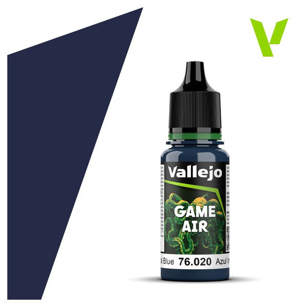 Vallejo Game Air Matt Acrylic Airbrush Paint Imperial Blue 18ml Main image