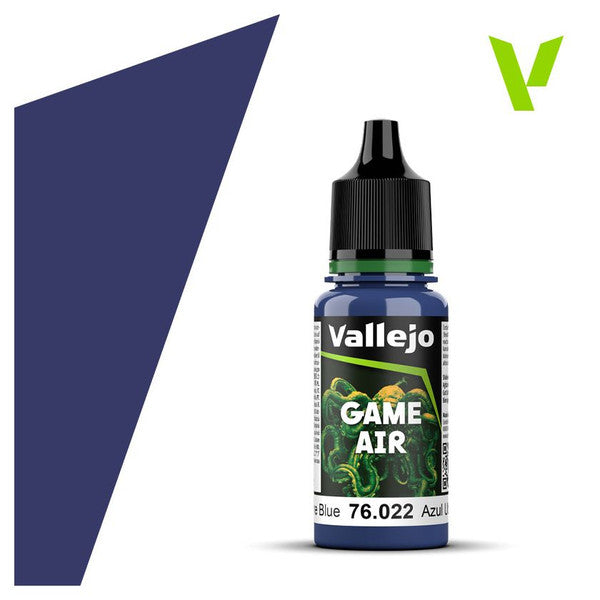 Vallejo Game Air Matt Acrylic Airbrush Paint Ultramarine Blue 18ml