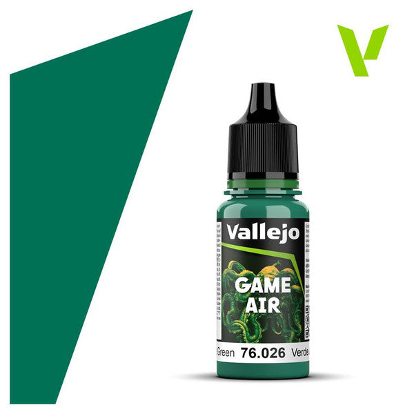 Vallejo Game Air Matt Acrylic Airbrush Paint Jade Green 18ml Main image